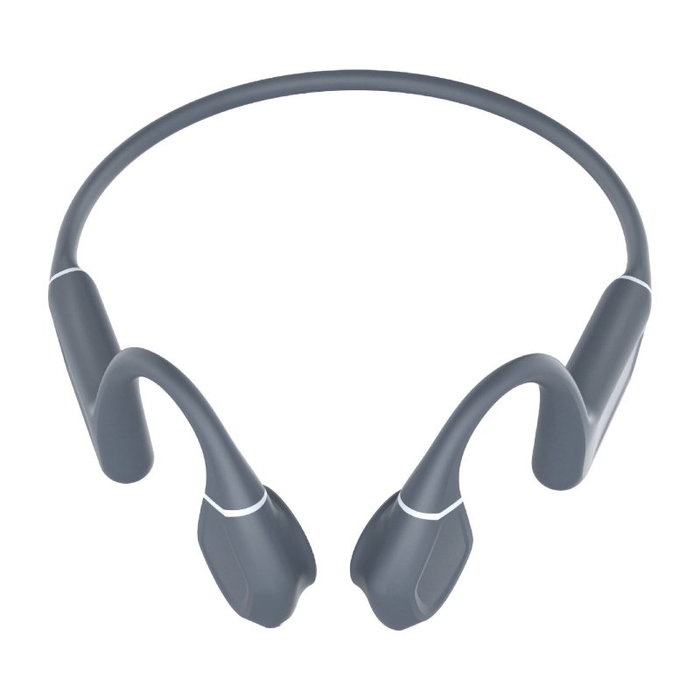 Leotec Auriculares Inalámbricos Deportivos de Conducción Ósea Osea Kuri con Micrófono Bluetooth Grises